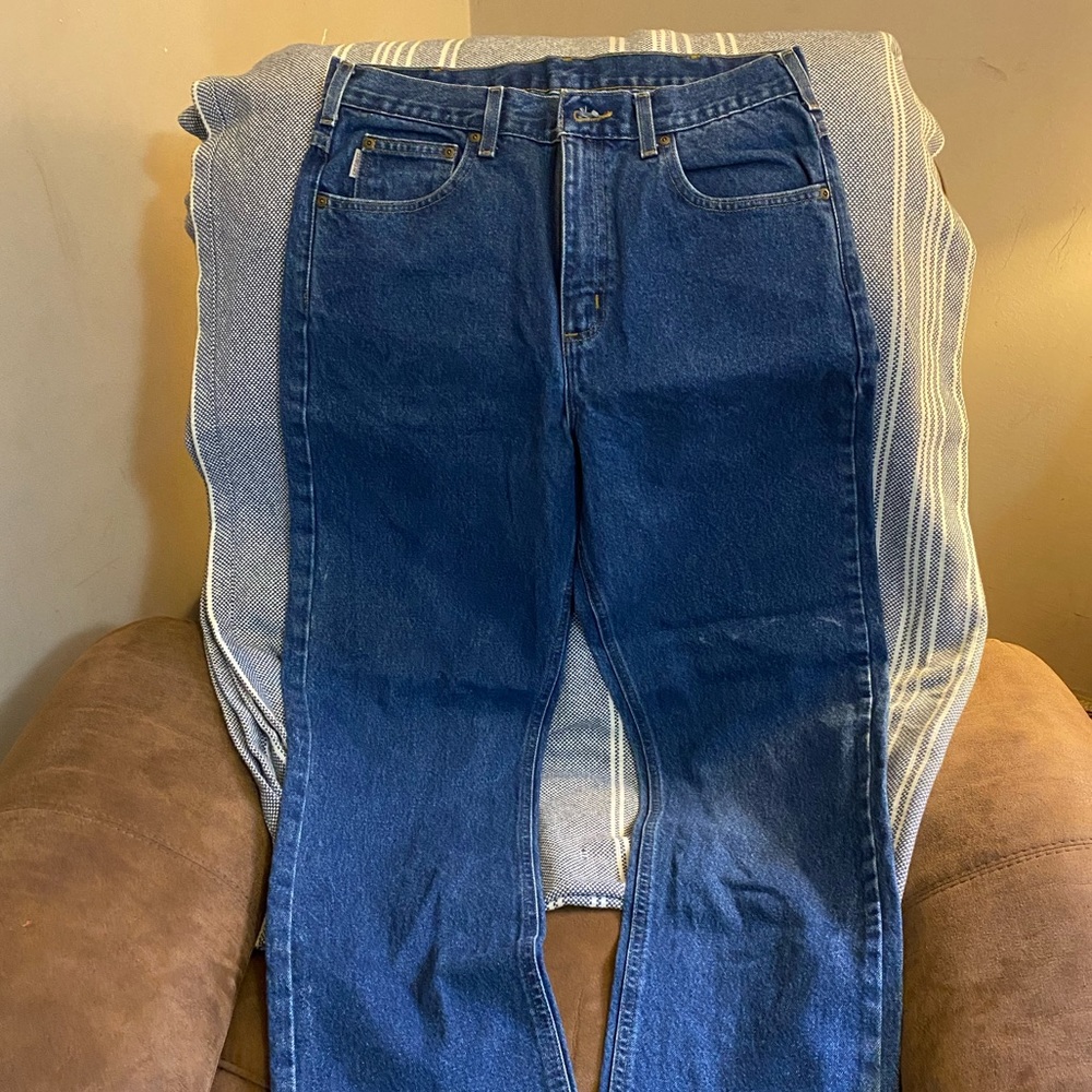 34x34 Dark Wash Carhartt Jeans